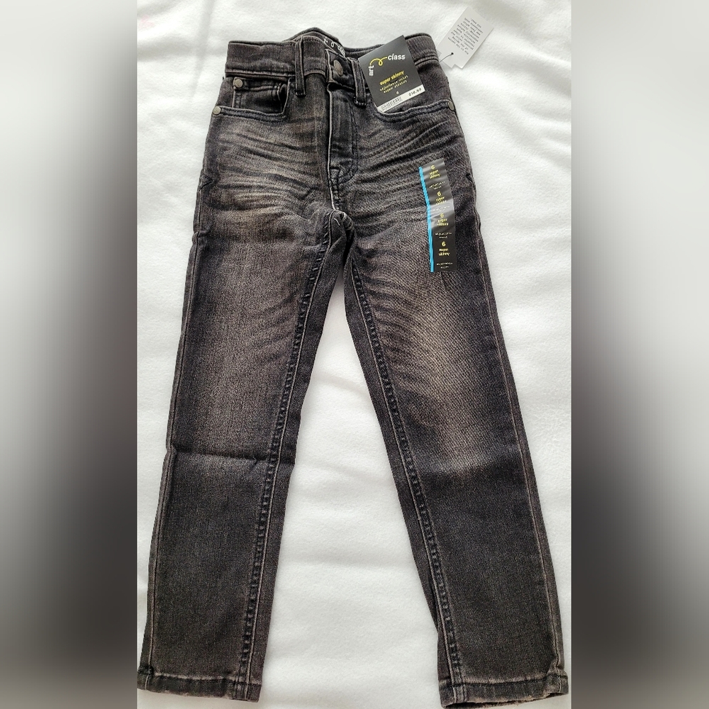 NWT Girl's Art Class Brand Black Medium Wash Skinny Jeans